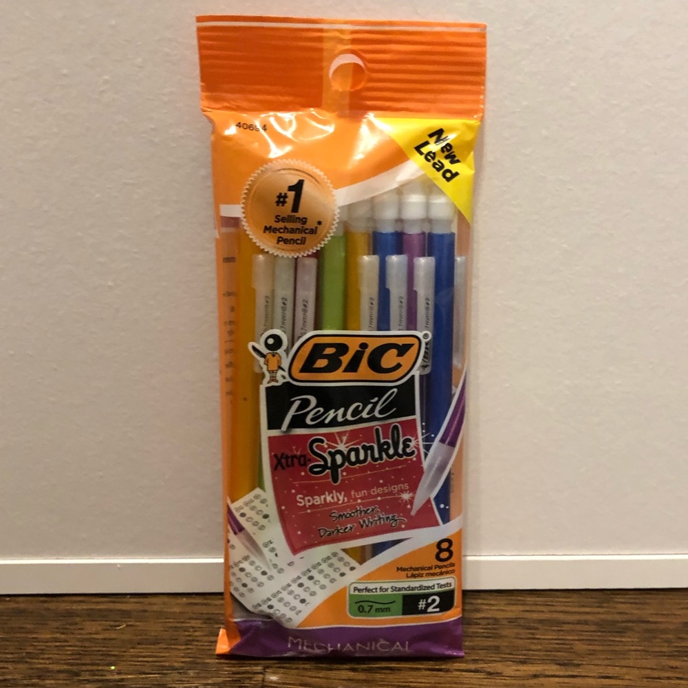 Bic sparkle mechanical pencils